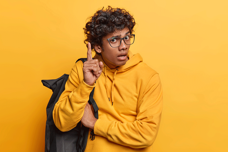 gif of student